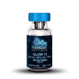 GLOW 70 – GHK-CU (50mg) / BPC-157 (10mg) / TB500 (10mg) in the UK online